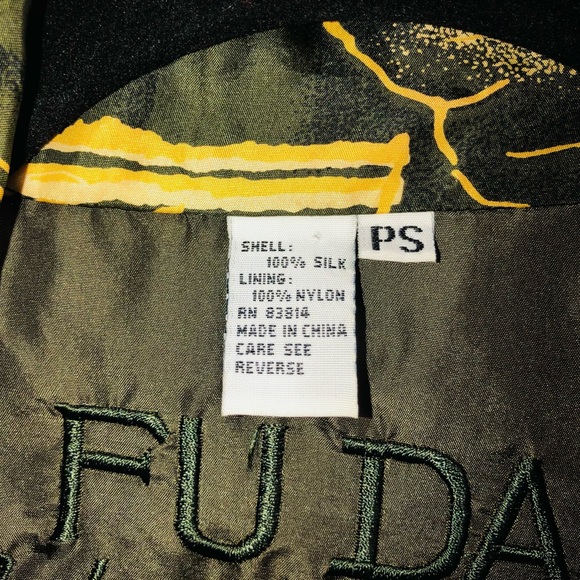 Fuda International Silk Bomber Jacket - Picture 4 of 4